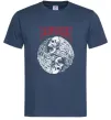 Чоловіча футболка Металіка череп в навушниках Темно-синій фото