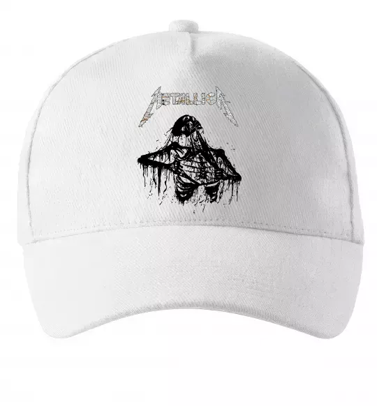 Кепка Metallica Skeleton Белый фото