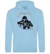 Мужская толстовка (худи) Metallica Skeleton Голубой фото