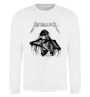 Світшот Metallica Skeleton Білий фото