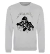 Світшот Metallica Skeleton Сірий меланж фото