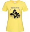 Женская футболка Metallica Skeleton Лимонный Женская футболка Metallica Skeleton Лимонный фото