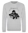 Світшот Metallica Skeleton Сірий меланж фото