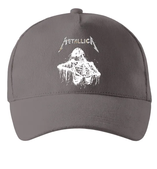 Кепка Metallica Skeleton Сірий фото