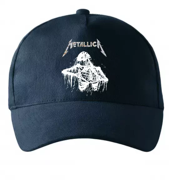 Кепка Metallica Skeleton Темно-синий фото