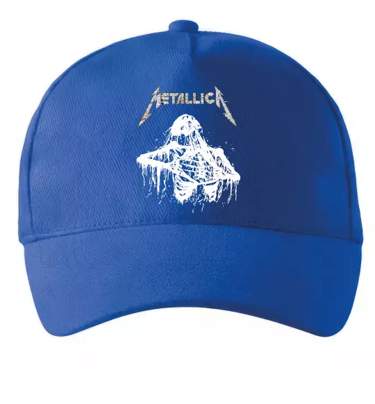 Кепка Metallica Skeleton Ярко-синий фото