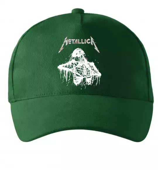Кепка Metallica Skeleton Темно-зеленый фото