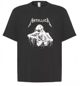 Футболка Оверсайз Metallica Skeleton Черный фото