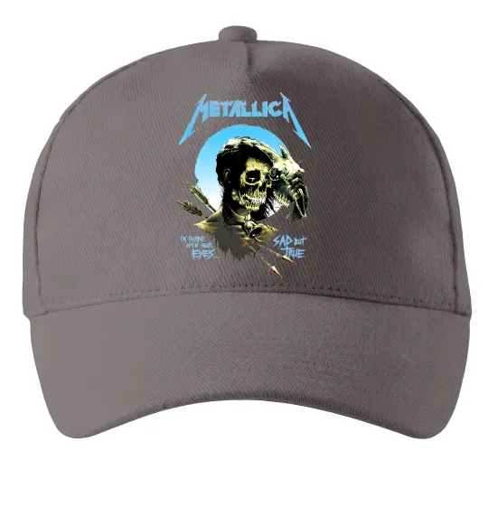 Кепка Metallica sad but true Сірий фото