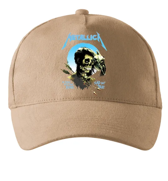 Кепка Metallica sad but true Песочный фото