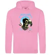 Женская толстовка (худи) Metallica sad but true Розовый фото