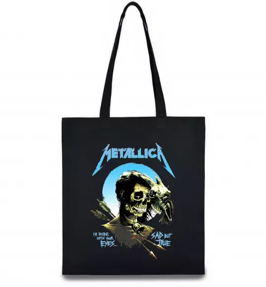 Еко-сумка Metallica sad but true Чорний фото