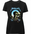 Женская премиум футболка Metallica sad but true Черный фото
