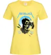Жіноча футболка Metallica sad but true Лимонний фото
