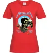 Жіноча футболка Metallica sad but true Червоний фото