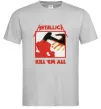 Чоловіча футболка Металіка Kill em all Сірий фото