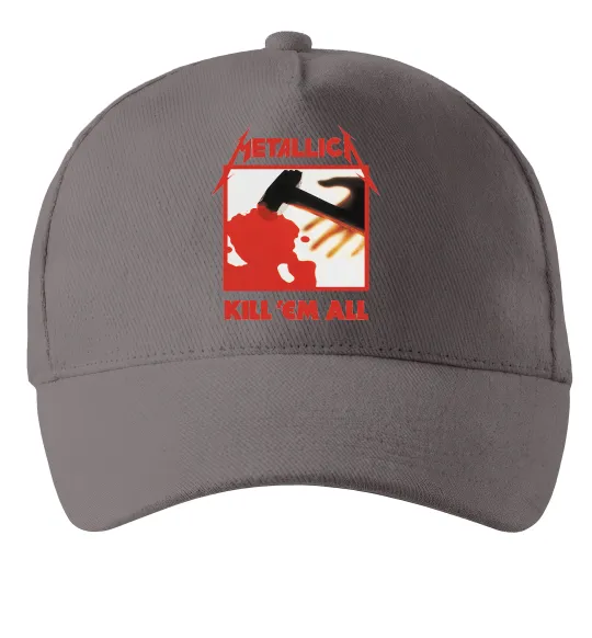 Кепка Металіка Kill em all Серый фото