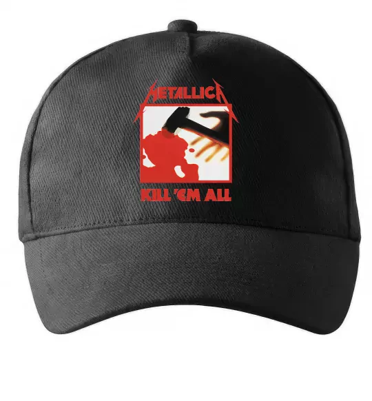 Кепка Металіка Kill em all Чорний фото