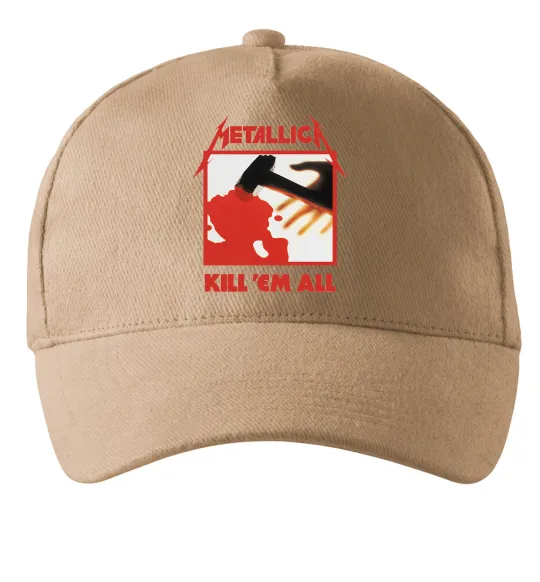 Кепка Металіка Kill em all Песочный фото