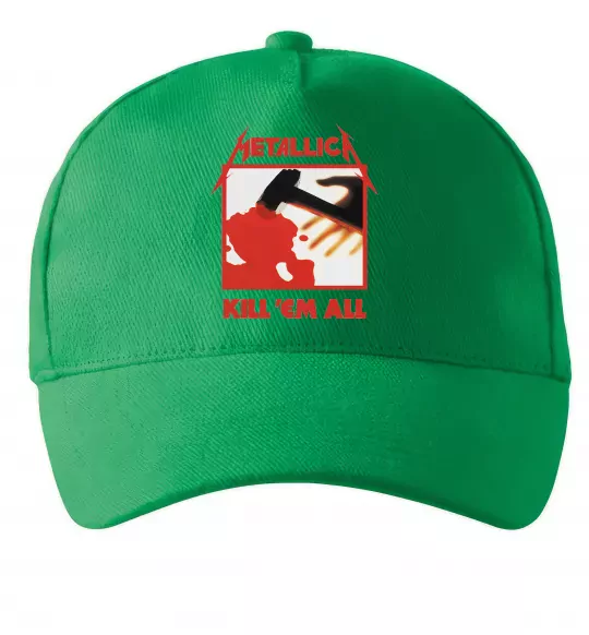 Кепка Металіка Kill em all Зелений фото
