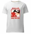 Мужская премиум футболка Металіка Kill em all Белый фото