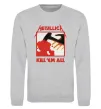 Свитшот Металіка Kill em all Серый меланж фото