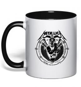 Чашка з кольоровою ручкою Metallica Here I am