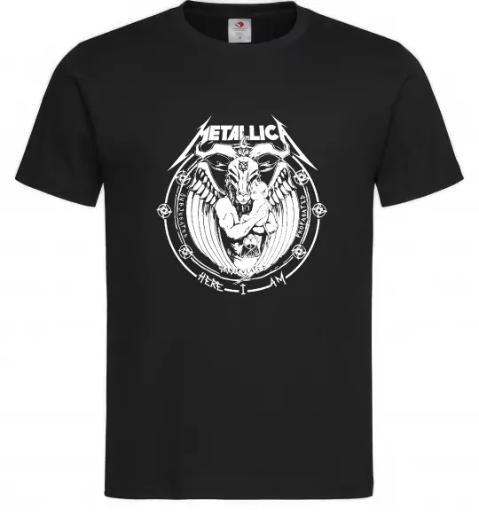 Чоловіча футболка Metallica Here I am Чорний фото