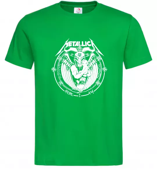 Чоловіча футболка Metallica Here I am Зелений фото