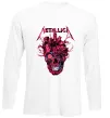 Лонгслив Metallica heart skull Белый фото