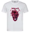 Мужская футболка Metallica heart skull Белый фото