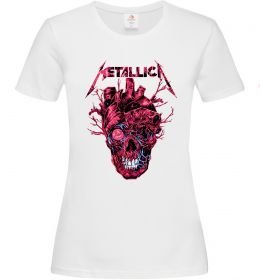 Жіноча футболка Metallica heart skull Жіноча футболка Metallica heart skull