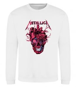 Світшот Metallica heart skull