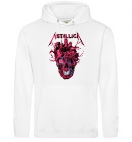 Мужская толстовка (худи) Metallica heart skull