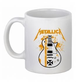 Чашка керамическая Metallica guitar