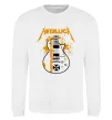 Світшот Metallica guitar Білий фото