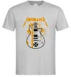 Мужская футболка Metallica guitar Серый фото