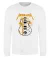 Світшот Metallica guitar Білий Світшот Metallica guitar Білий фото