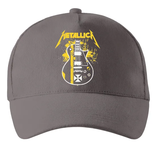 Кепка Metallica guitar Сірий фото