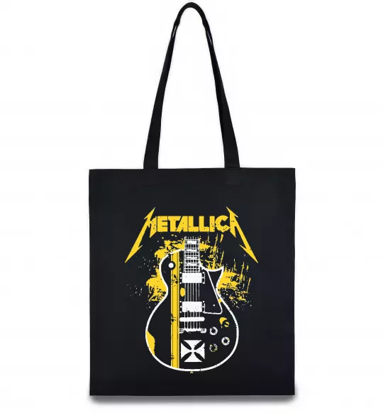 Эко-сумка Metallica guitar Черный фото