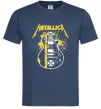 Мужская футболка Metallica guitar Темно-синий фото