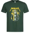 Мужская футболка Metallica guitar Темно-зеленый фото