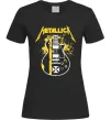 Жіноча футболка Metallica guitar Чорний фото