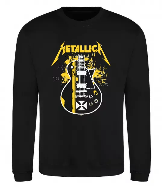 Світшот Metallica guitar Чорний фото