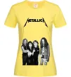 Жіноча футболка Металіка група Лимонний фото