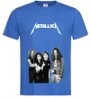 Чоловіча футболка Металіка група Яскраво-синій Чоловіча футболка Металіка група Яскраво-синій фото