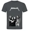 Чоловіча футболка Металіка група Графіт Чоловіча футболка Металіка група Графіт фото