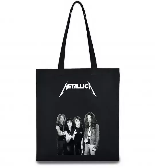 Эко-сумка Металіка група Черный фото