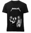 Чоловіча преміум футболка Металіка група Чорний Чоловіча преміум футболка Металіка група Чорний фото