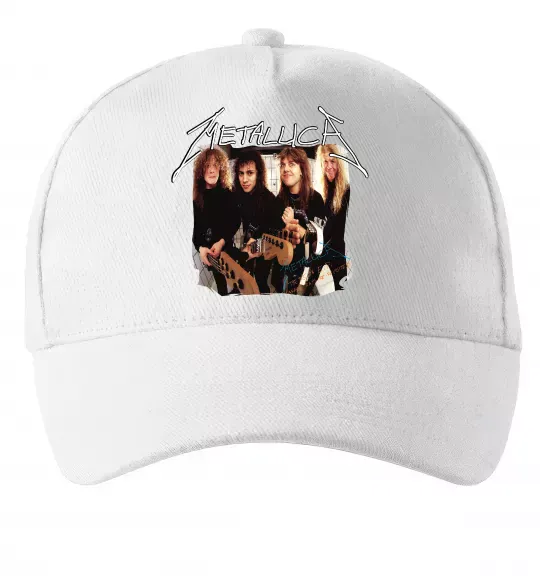 Кепка Metallica garage days Білий фото